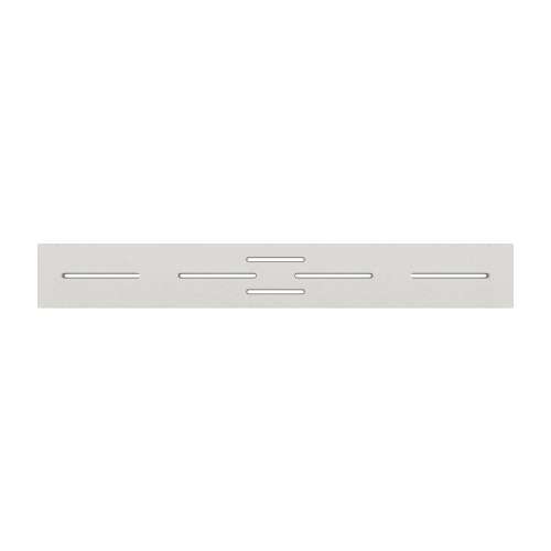 Trimslate Elite 29-in Rectangular Drain Cover for Trimslate Elite Shower Bases with Center Drains, White, SMFZSECVRC-31
