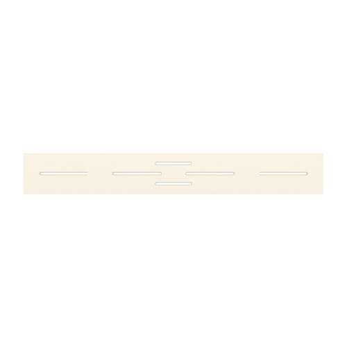 Trimslate Elite 29-in Rectangular Drain Cover for Trimslate Elite Shower Bases with Center Drains, Cameo, SMFZSECVRC-32