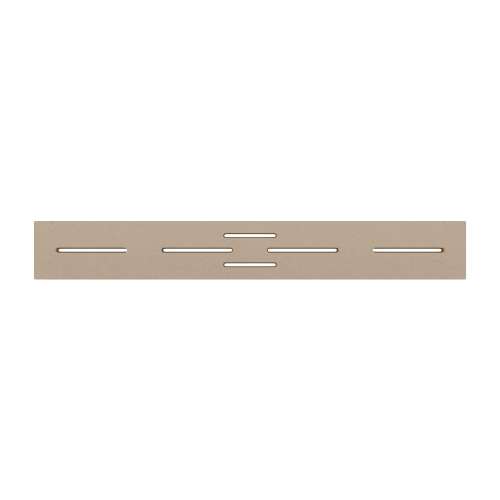 Trimslate Elite 29-in Rectangular Drain Cover for Trimslate Elite Shower Bases with Center Drains, Caramel, SMFZSECVRC-33