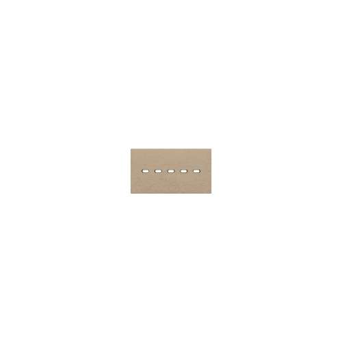 Trimslate Elite 8-in Rectangular Drain Cover for Trimslate Elite Shower Bases with End Drains, Caramel, SMFZSECVRE-33