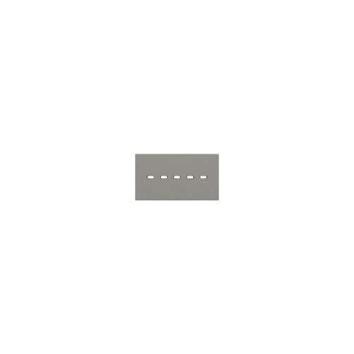 Trimslate Elite 8-in Rectangular Drain Cover for Trimslate Elite Shower Bases with End Drains, Dark Grey, SMFZSECVRE-40