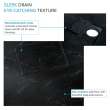 FZSP6036-61 Trimslate Plus 60-in x 36-in Zero Threshold Tub Replacement Shower Base with End Drain, Sterling Black