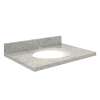 G4922-G2 Nouveau 49-in x 22-in Granite Single Bowl Vanity Top With Eased Edge, Gaillo Parfait