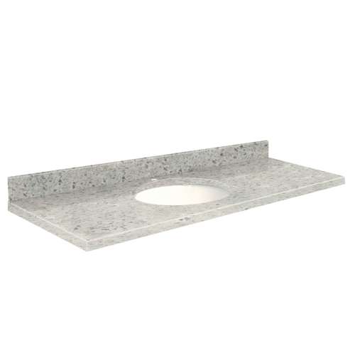 G6122-G2 Nouveau 61-in x 22-in Granite Single Bowl Vanity Top With Eased Edge, Gaillo Parfait