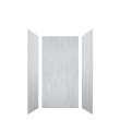 LWK363672-190 Lusso 36-in x 36-in x 72-in Glue to Wall 3-Piece Shower Wall Kit, Bellanca