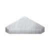 15-in x 15-in x 3-in Solid Surface Neo-Angle Corner Shower Seat, Glacier Grey, NCS1515-186