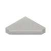 15-in x 15-in x 3-in Solid Surface Neo-Angle Corner Shower Seat, Grey Beach, NCS1515-27