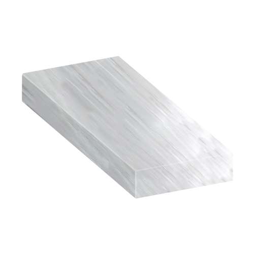 ASB3012-186 30-in x 12-in x 4-in Solid Surface Adjustable Shower Bench, Glacier Grey