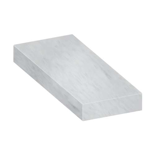 ASB3012-190 30-in x 12-in x 4-in Solid Surface Adjustable Shower Bench, Bellanca