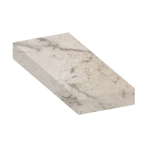 ASB3012-48 30-in x 12-in x 4-in Solid Surface Adjustable Shower Bench, Biscotti Marble