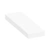 ASB3612-01 36-in x 12-in x 4-in Solid Surface Adjustable Shower Bench, White