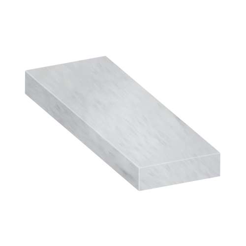 ASB3612-190 36-in x 12-in x 4-in Solid Surface Adjustable Shower Bench, Bellanca