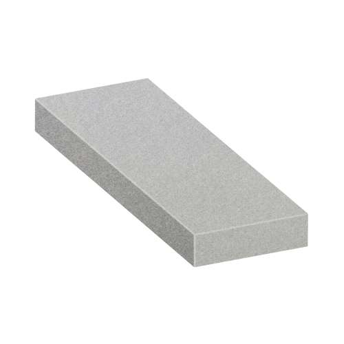 ASB3612-27 36-in x 12-in x 4-in Solid Surface Adjustable Shower Bench, Grey Beach