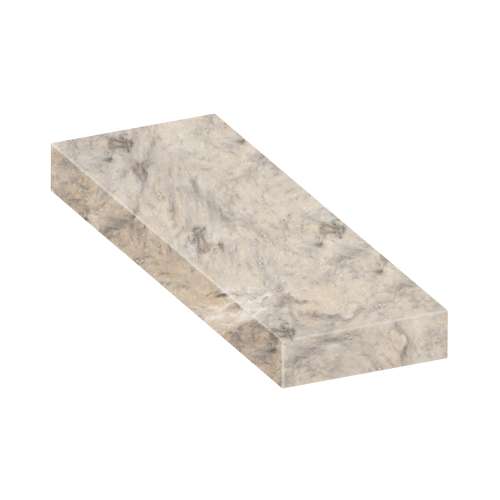 ASB3612-49 36-in x 12-in x 4-in Solid Surface Adjustable Shower Bench, Sand Creme