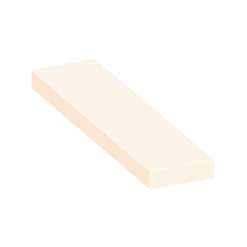 ASB4812-02 48-in x 12-in x 4-in Solid Surface Adjustable Shower Bench, Cameo/Biscuit