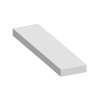 ASB4812-39 48-in x 12-in x 4-in Solid Surface Adjustable Shower Bench, Grey