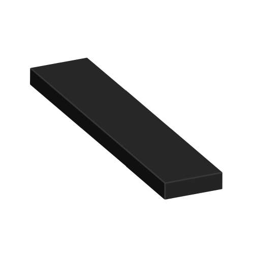 ASB6012-09 60-in x 12-in x 4-in Solid Surface Adjustable Shower Bench, Black