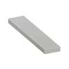 ASB6012-27 60-in x 12-in x 4-in Solid Surface Adjustable Shower Bench, Grey Beach