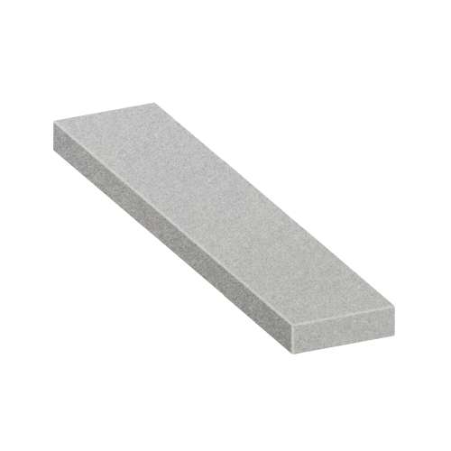 ASB6012-27 60-in x 12-in x 4-in Solid Surface Adjustable Shower Bench, Grey Beach