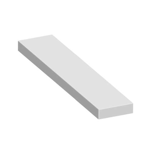 ASB6012-39 60-in x 12-in x 4-in Solid Surface Adjustable Shower Bench, Grey