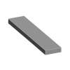 ASB6012-40 60-in x 12-in x 4-in Solid Surface Adjustable Shower Bench, Dark Grey