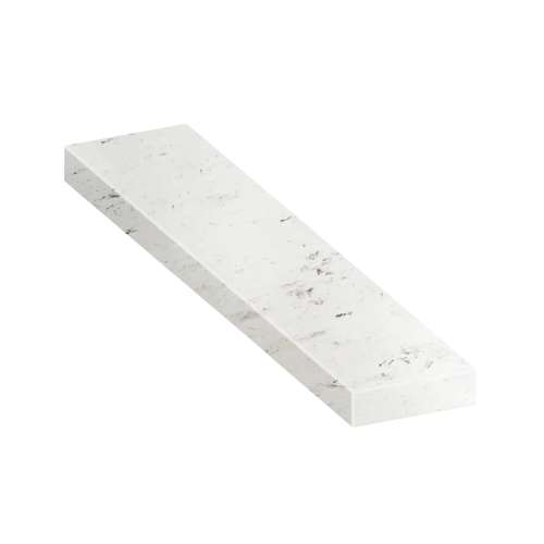 ASB6012-47 60-in x 12-in x 4-in Solid Surface Adjustable Shower Bench, White Venito