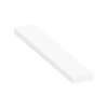 ASB7212-01 72-in x 12-in x 4-in Solid Surface Adjustable Shower Bench, White