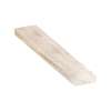 ASB7212-185 72-in x 12-in x 4-in Solid Surface Adjustable Shower Bench, Creme Carmel