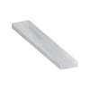 ASB7212-186 72-in x 12-in x 4-in Solid Surface Adjustable Shower Bench, Glacier Grey
