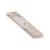 ASB7212-48 72-in x 12-in x 4-in Solid Surface Adjustable Shower Bench, Biscotti Marble