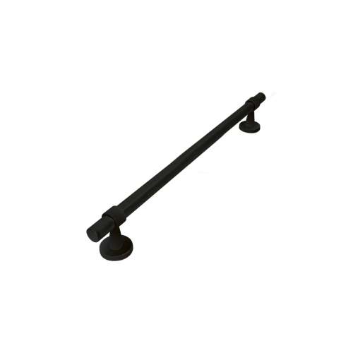 Bella 24-in Knurled Grab Bar, Matte Black, BKS24-MB