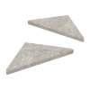 9-in x 9-in x 1-in Solid Surface Corner Shelf With Brackets (Set of 2), Desert Suede, CSB99PR-75