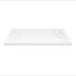 Transolid Ravena 60 x 32 in. SMC Alcove Shower Base, Right-Hand Drain, White, FRN6032R-31