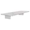 11-in x 4-in x 2-in Solid Surface Grab Bar Shelf, Palladio White, GBS114-TZ-181