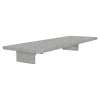 11-in x 4-in x 2-in Solid Surface Grab Bar Shelf, Grey Beach, GBS114-TZ-27