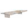 11-in x 4-in x 2-in Solid Surface Grab Bar Shelf, Biscotti Marble, GBS114-TZ-48