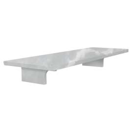 11-in x 4-in x 2-in Solid Surface Grab Bar Shelf, Lunar, GBS114-M-50