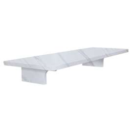 11-in x 4-in x 2-in Solid Surface Grab Bar Shelf, Arctic Etch, GBS114-TZ-71