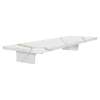 11-in x 4-in x 2-in Solid Surface Grab Bar Shelf, Gilded Stream, GBS114-TZ-72