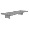 11-in x 4-in x 2-in Solid Surface Grab Bar Shelf, Smoked Mist, GBS114-TZ-73