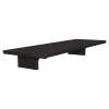 11-in x 4-in x 2-in Solid Surface Grab Bar Shelf, Black, GBS114-TZ-09
