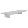 11-in x 4-in x 2-in Solid Surface Grab Bar Shelf, Grey, GBS114-TZ-39