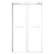 OBPT488008C-PC Olenna 48-in x 80-in Bypass Shower Door With 5/16-in Clear Glass And Riley Handles, Polished Chrome