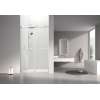 OBPT488008C-PC Olenna 48-in x 80-in Bypass Shower Door With 5/16-in Clear Glass And Riley Handles, Polished Chrome