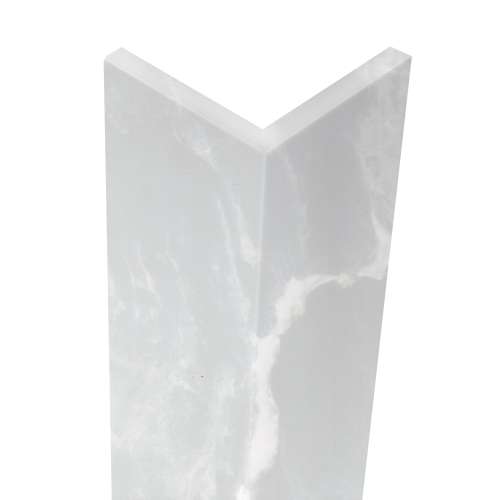 OCT962-50 Saramar 1.87-in x 1.87-in x 96-in Outside Corner Trim, Lunar