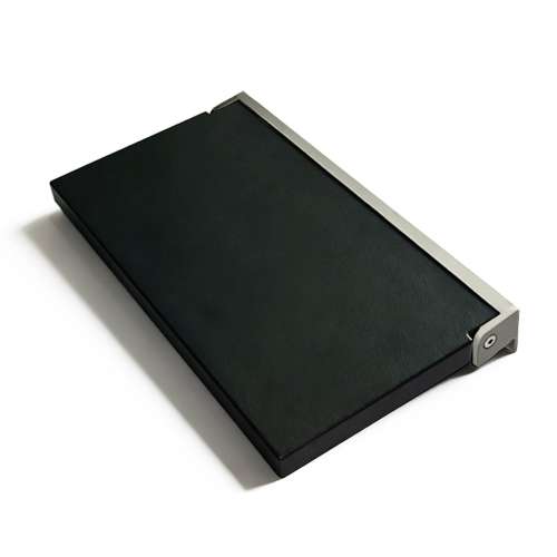Preston flip-up fold-down ADA compliant padded shower seat in black and brushed stainless, 26 in. W x 15 in. D, by Transolid, PPS1526UP-09BS