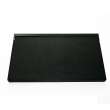 Preston flip-up fold-down ADA compliant padded shower seat in black and matte black, 34 in. W x 15 in. D, by Transolid, PPS1534UP-09MB