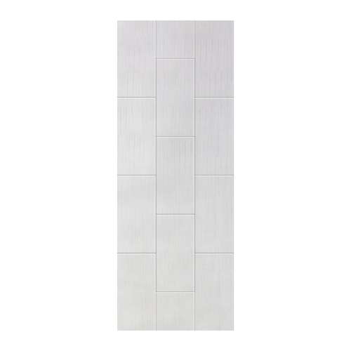 Prodigy 36-in x 96-in Glue to Wall Wall Panel, White (12-in x 24-in Vertical Pattern), PW3696-231