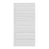 Prodigy 48-in x 96-in Glue to Wall Wall Panel, White (Glossy 3-in x 8-in Subway Tile Pattern), PW4896-131