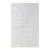 Prodigy 60-in x 96-in Glue to Wall Wall Panel, White (12-in x 24-in Vertical Pattern), PW6096-231